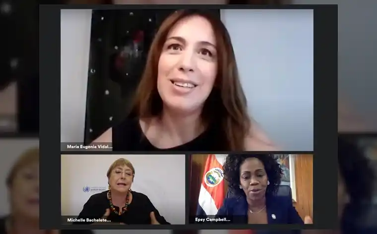 "Fue un error no tener más mujeres en mi gabinete", admitió la exgobernadora María Eugenia Vidal