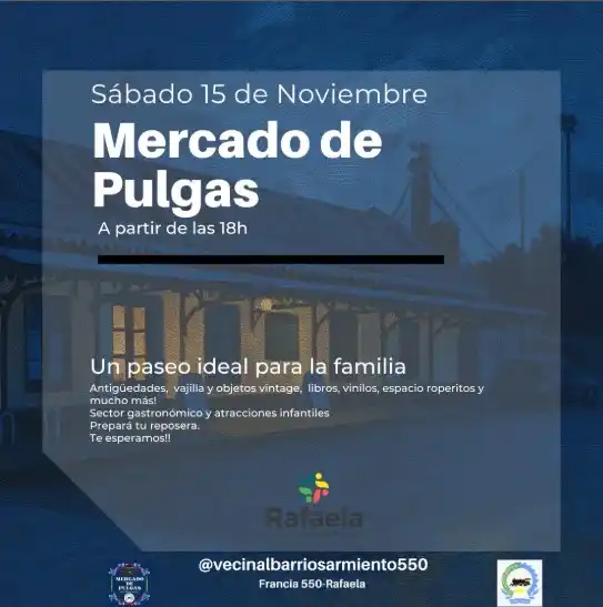 Mercado de Pulgas en el Sarmiento