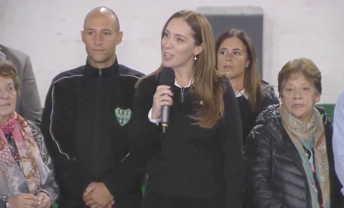 Tarifa social para clubes de barrio: "Sabemos que son momentos difíciles para muchos bonaerenses", dijo Vidal