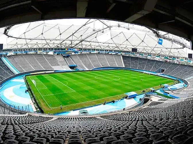 El estadio "Mario A.Kempes" de Córdoba capital será la sede del Trofeo de Campeones 2026. Foto:AFA