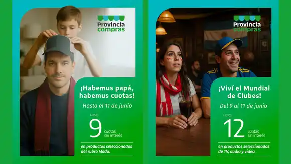 Banco Provincia: promoción por el Mundial de Clubes y el Día del Padre