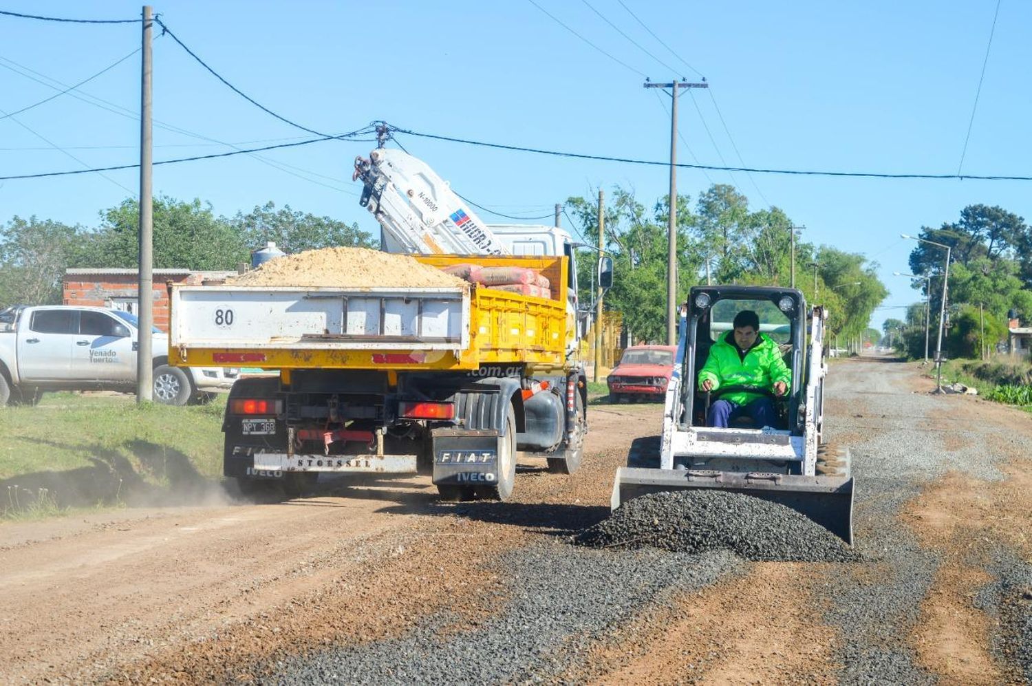Nuevos trabajos del Municipio para el mantenimiento de calles