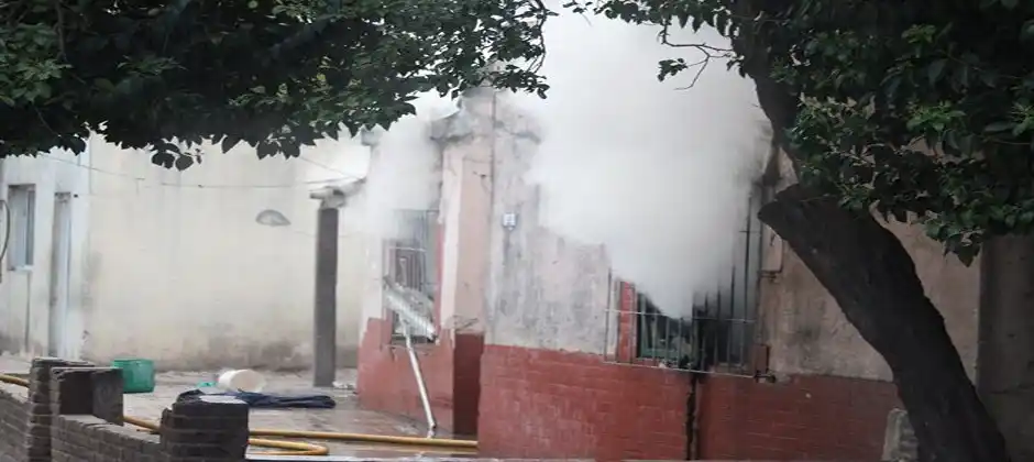 Incendio en una vivienda