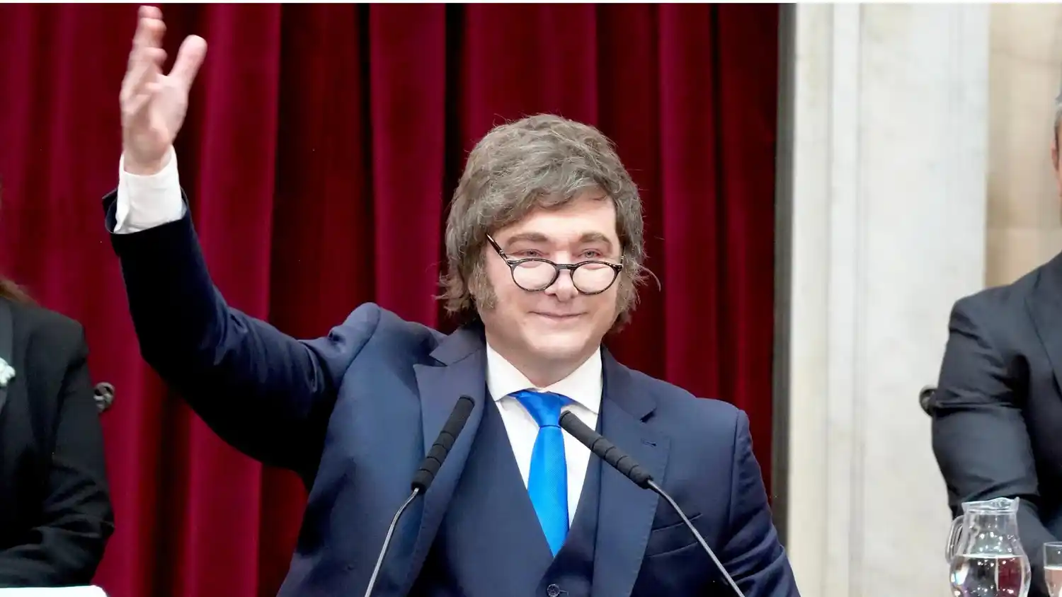 El Presidente el domingo pasado, al inaugurar el 144° período de sesiones ordinarias.