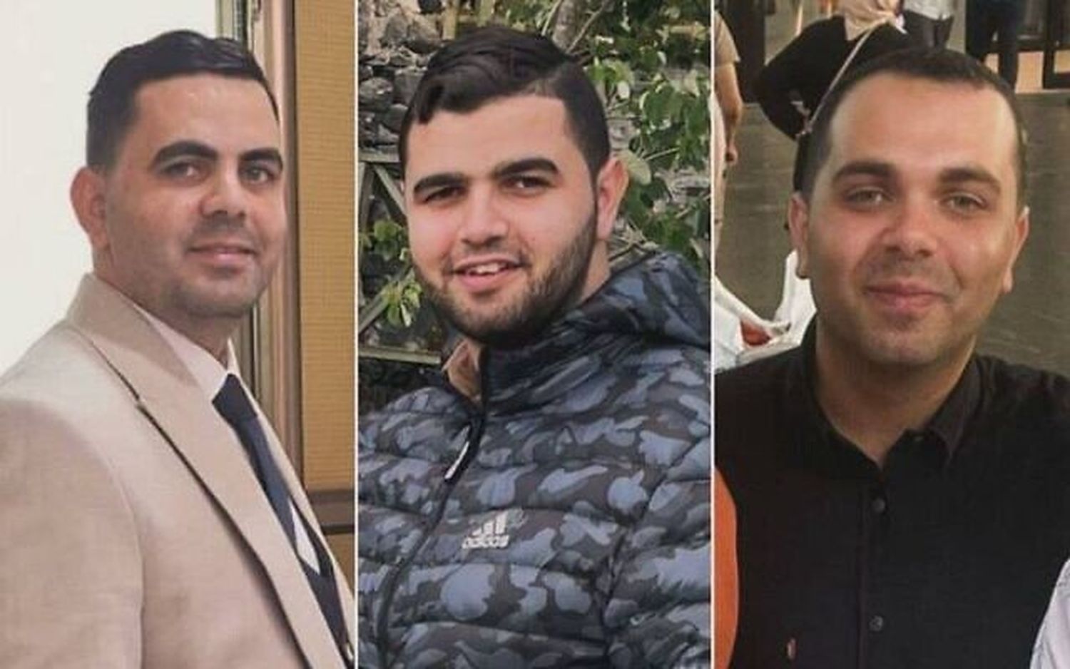 Three sons of Hamas leader Ismail Haniyeh, who were allegedly killed in an Israeli airstrike in Gaza on April 10, 2024.