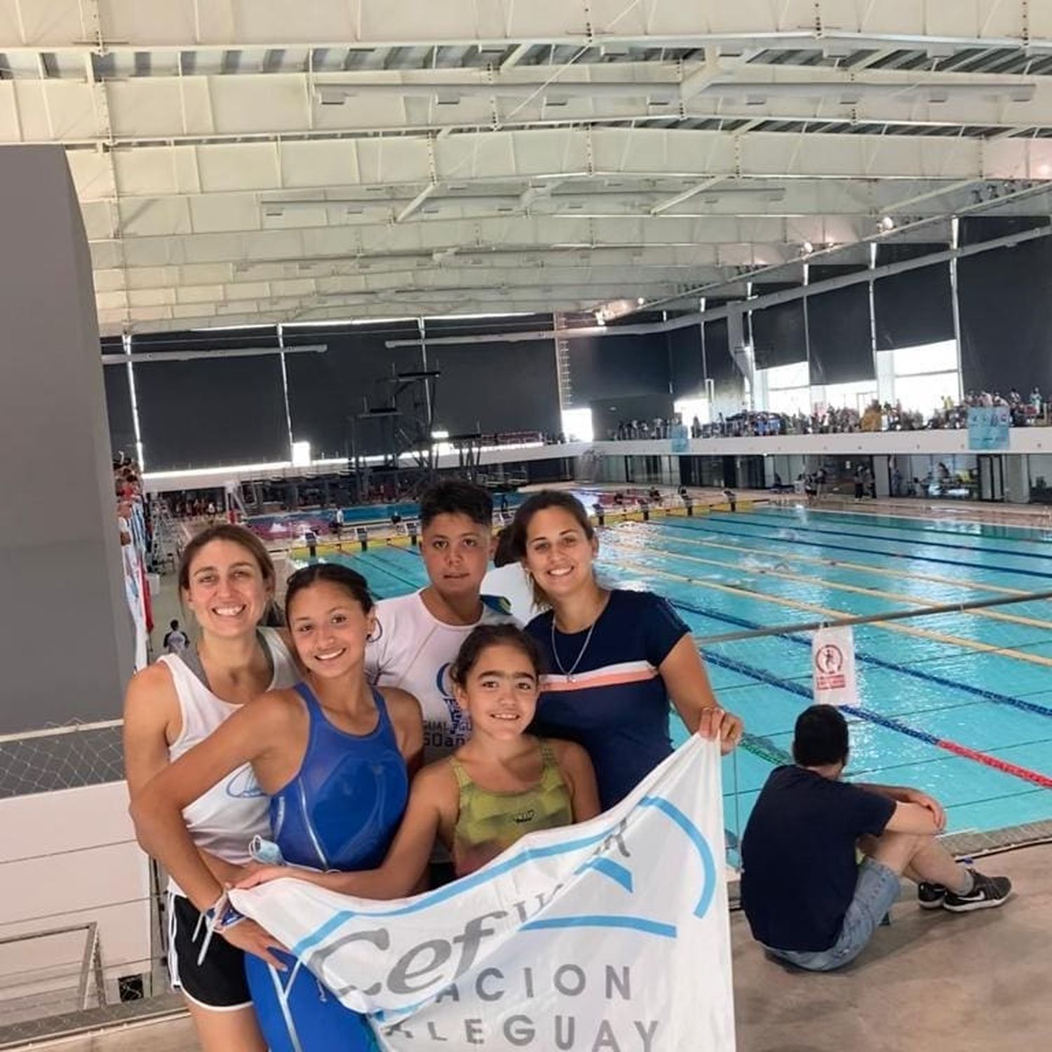 Natación: equipo de competición del CEF en Parque Roca