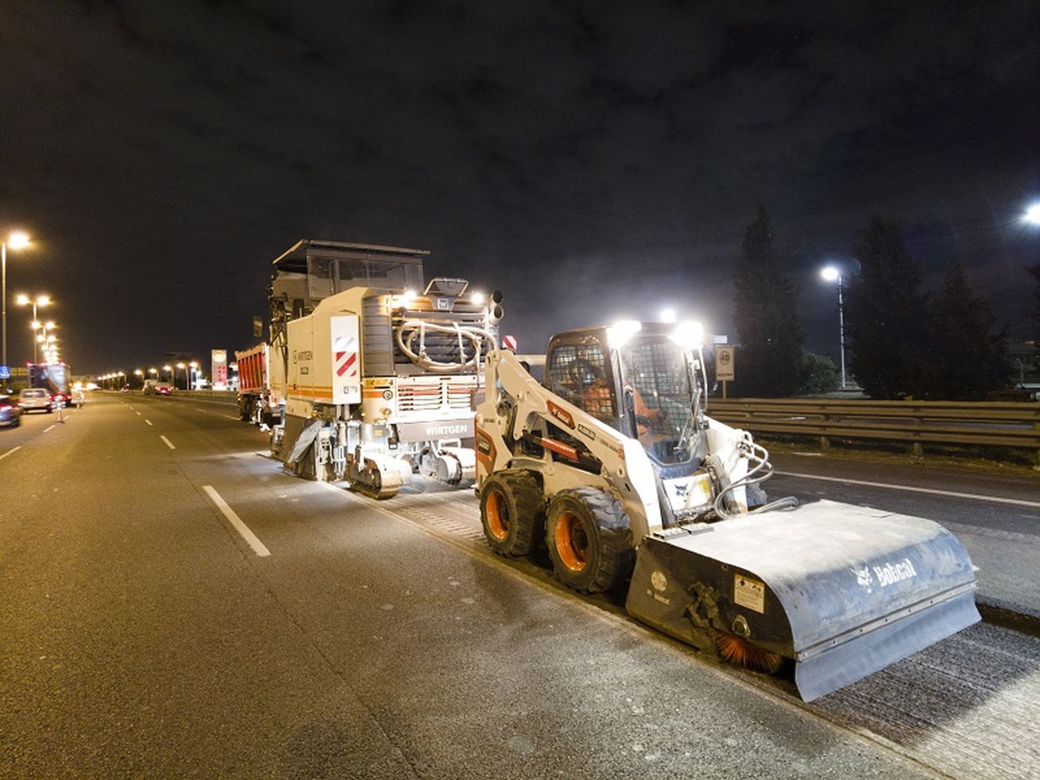 Comenzó la repavimentación en Acceso Oeste