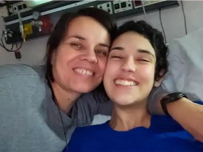 Luna y su Mamá Romina