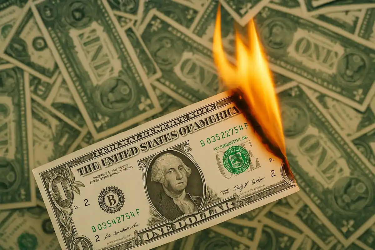 Siguen subiendo todas las cotizaciones del dólar (Imagen creada por la IA)