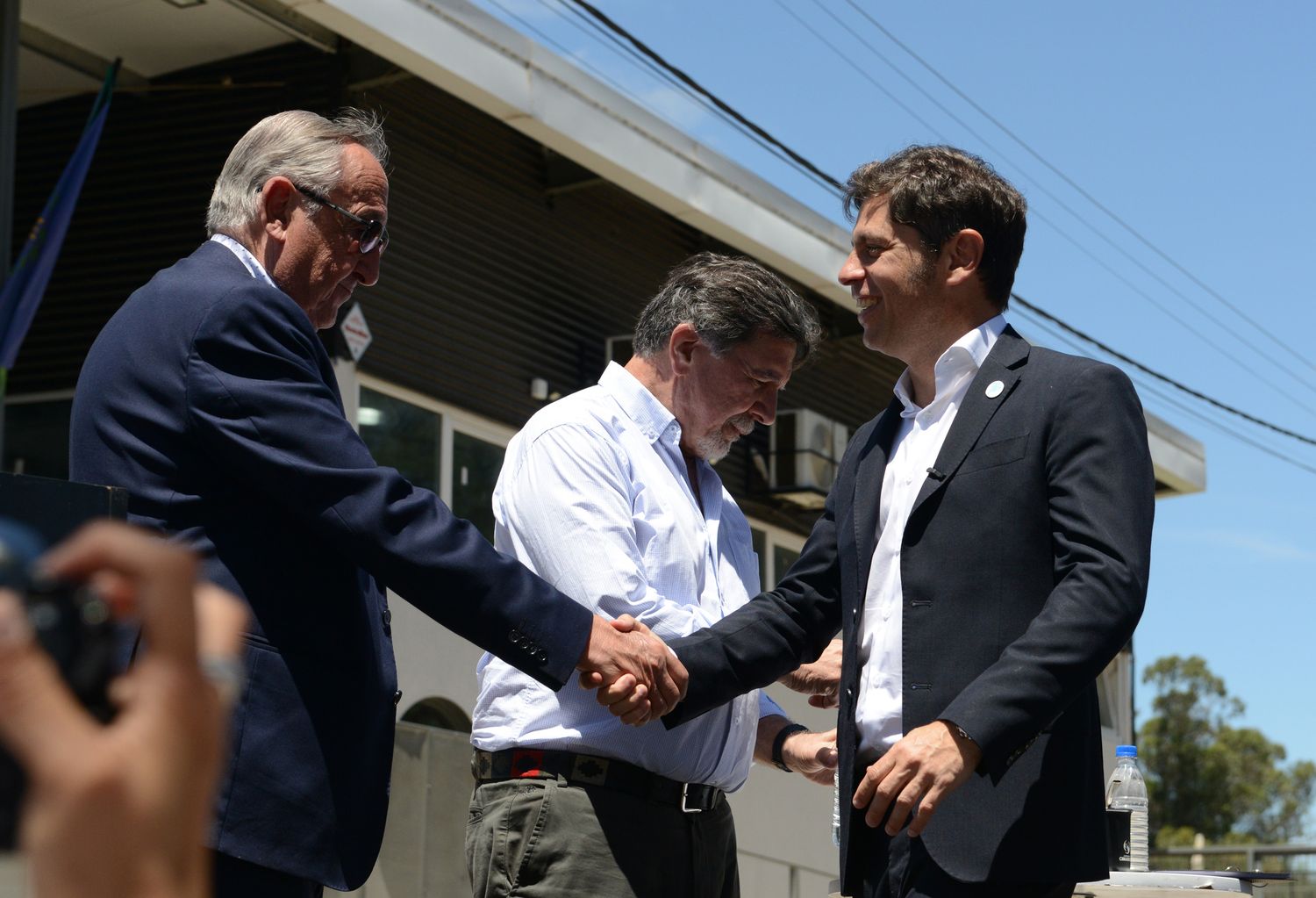 En total sintonía, Kicillof y Lunghi terminaron otra obra educativa y defendieron al “Estado presente”