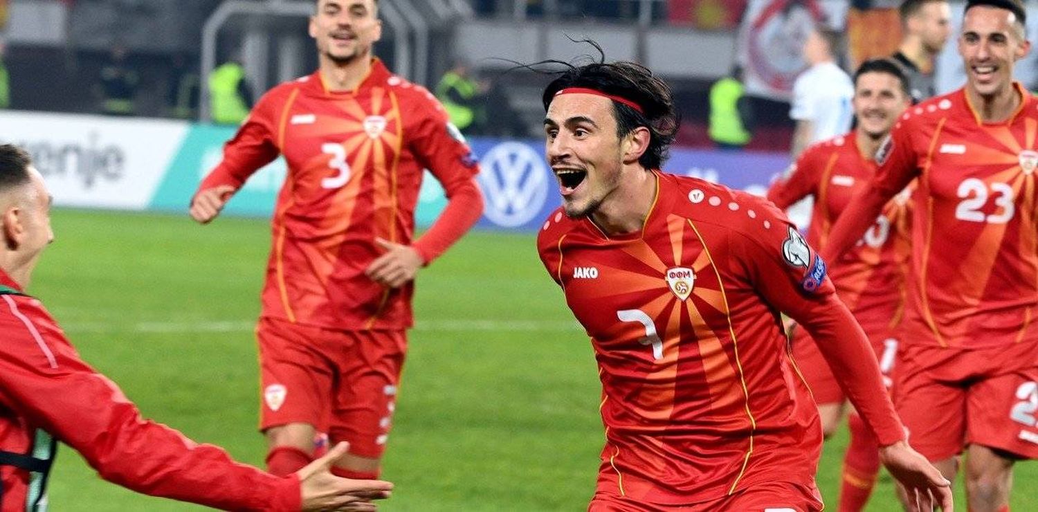 Macedonia, la gran revelación: jugará el repechaje rumbo a Qatar