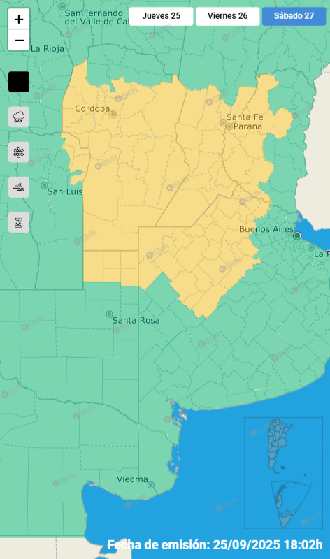 tormentas alertas