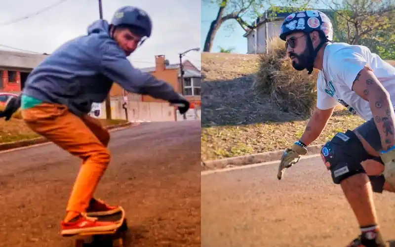 Maximiliano y Darío viajan al festival de freeride de Mar del Plata