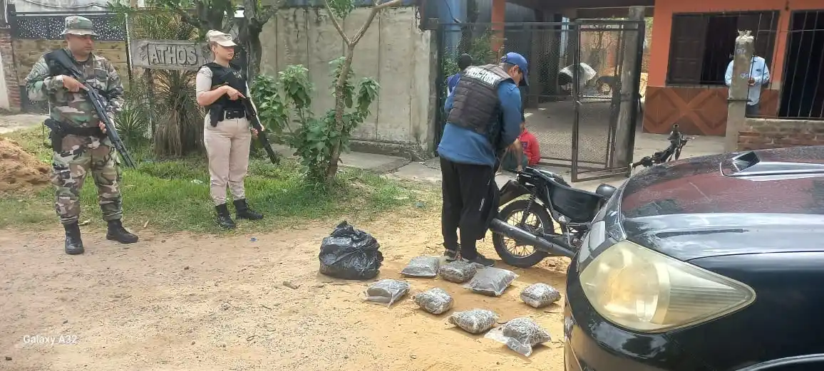 Prefectura secuestró droga y detuvo a dos personas en Formosa