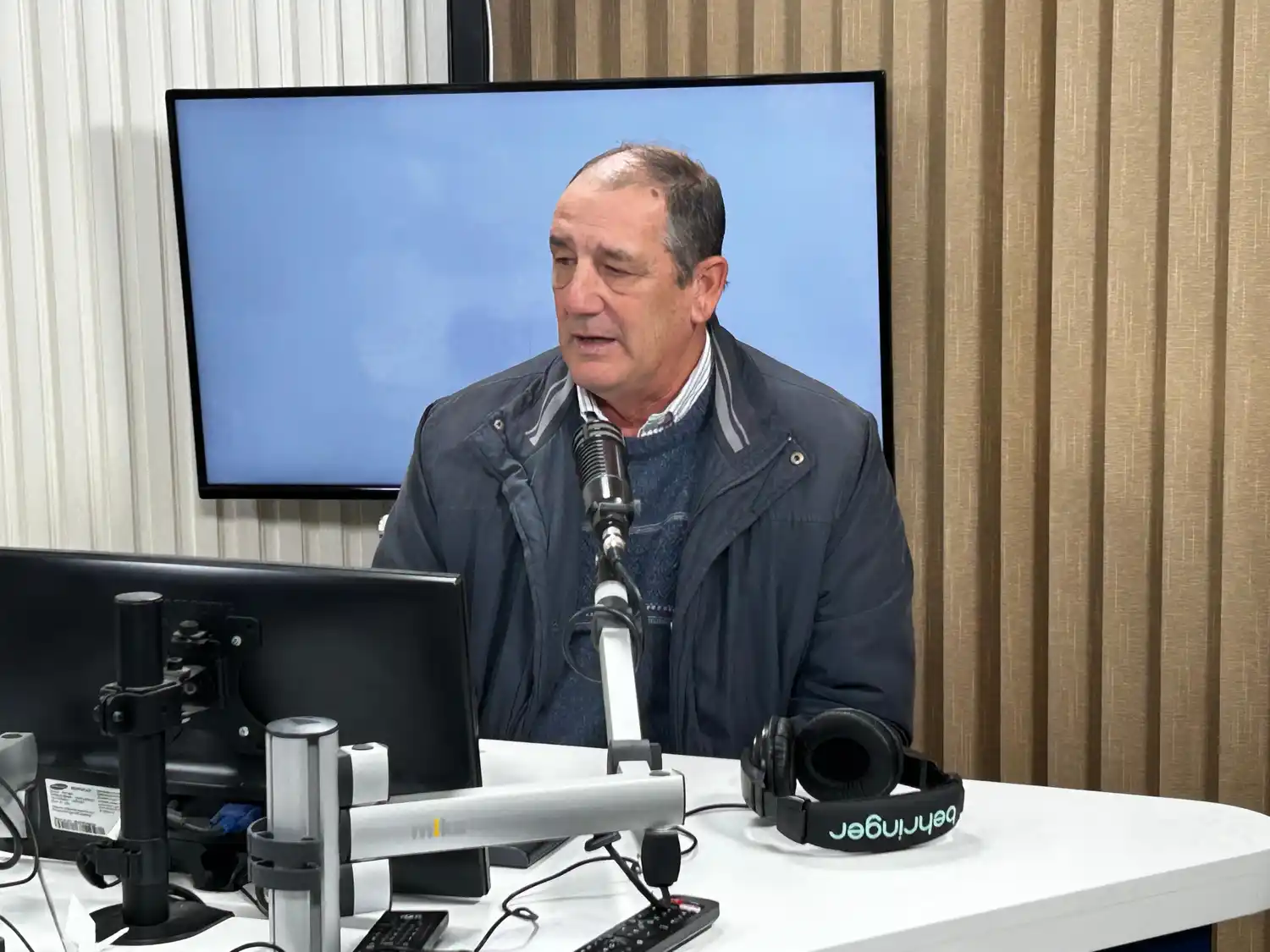 Héctor Perotti, presidente comunal de Bella Italia | Crédito: RADIO RAFAELA - 5