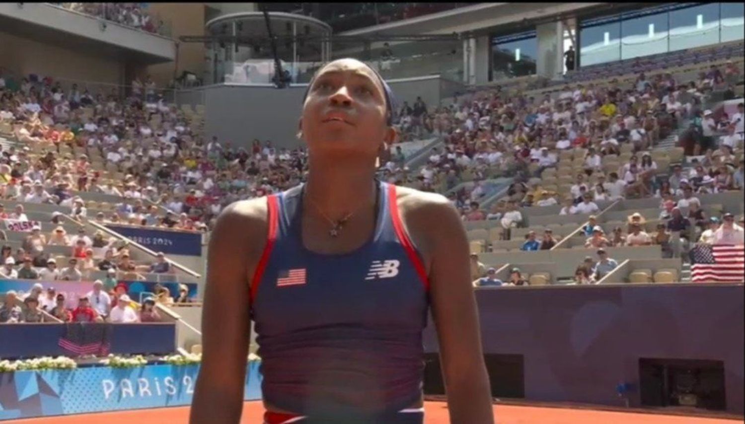 Coco Gauff perdió y dejó la polémica del día en París: “¡No es justo!”