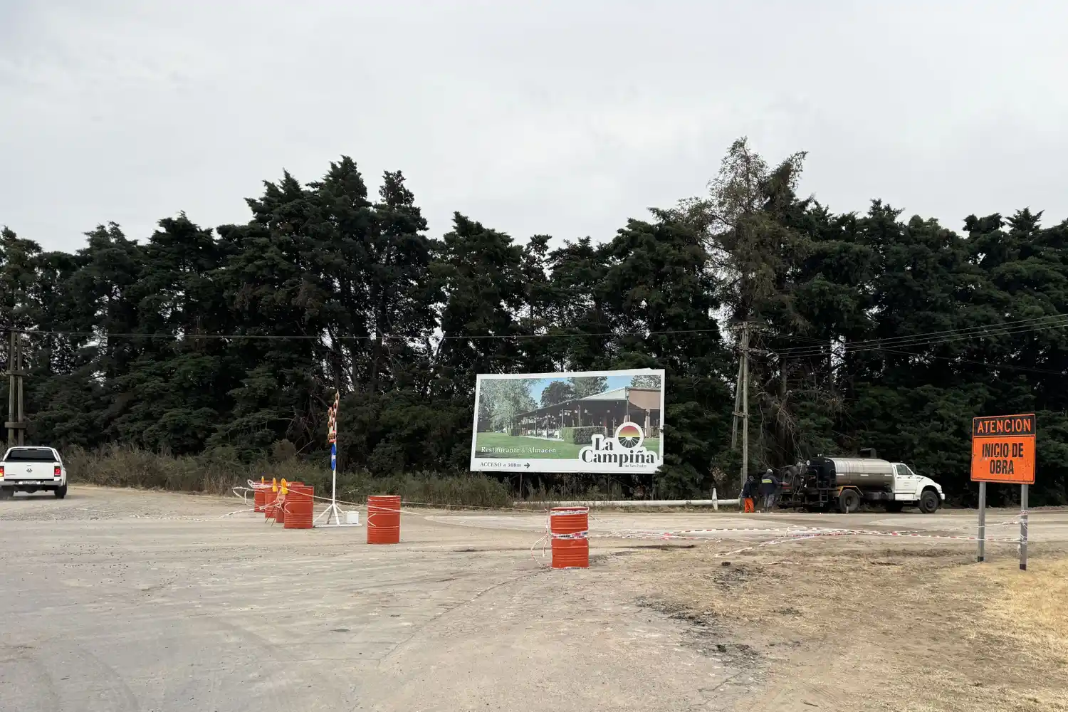 desvío ruta 1001  obra