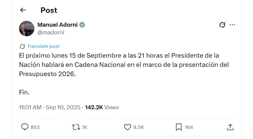 Cadena Nacional