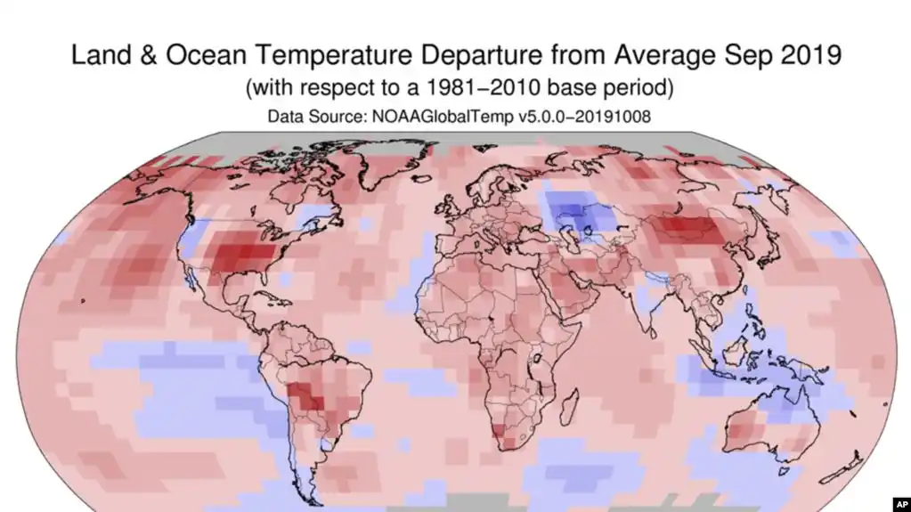La Tierra se encamina a su segundo año más caluroso del que se tenga registro