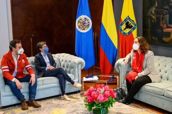 Alcaldesa de Bogotá presenta a CIDH informe de violaciones de DD.HH. durante manifestaciones