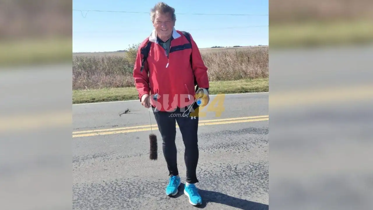 De Córdoba a Wheelwright caminando para festejar su cumpleaños 70
