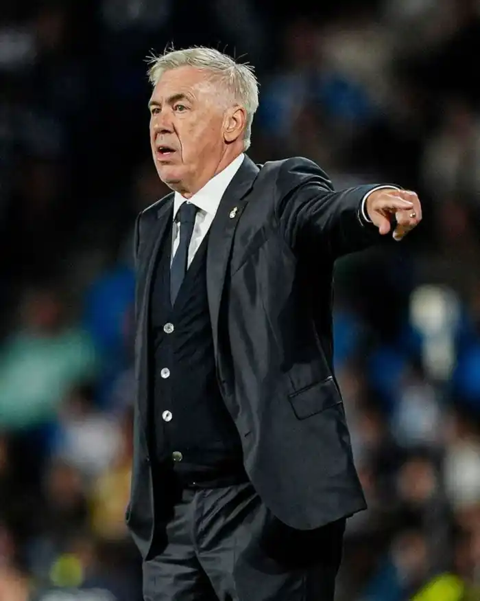 El entrenador del Real Madrid, Carlo Ancelotti