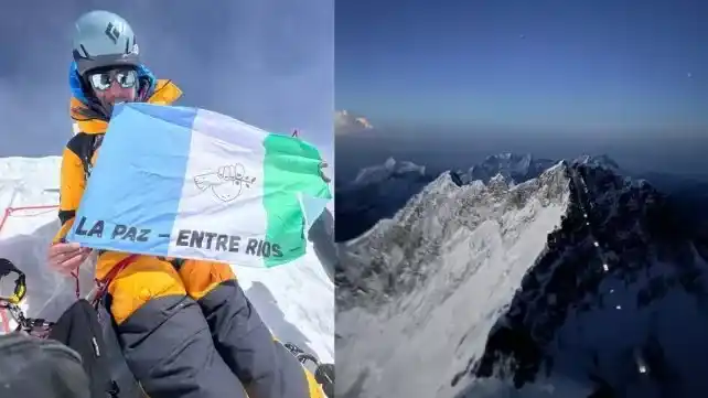 Desde La Paz hasta el Himalaya: el escalador entrerriano que escaló el Lhotse, la cuarta montaña más alta del mundo