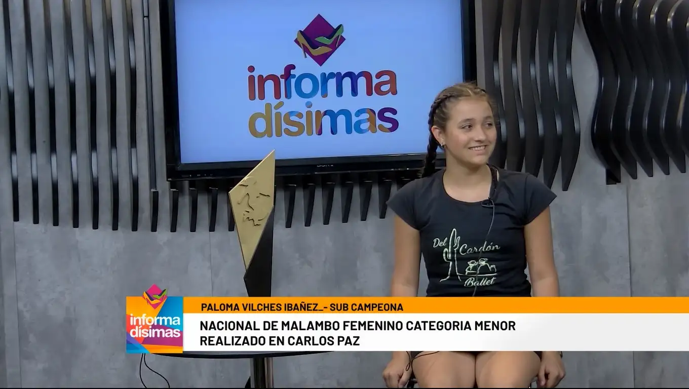 Tandil tiene una subcampeona nacional de malambo femenino categoría menor realizado en Carlos paz