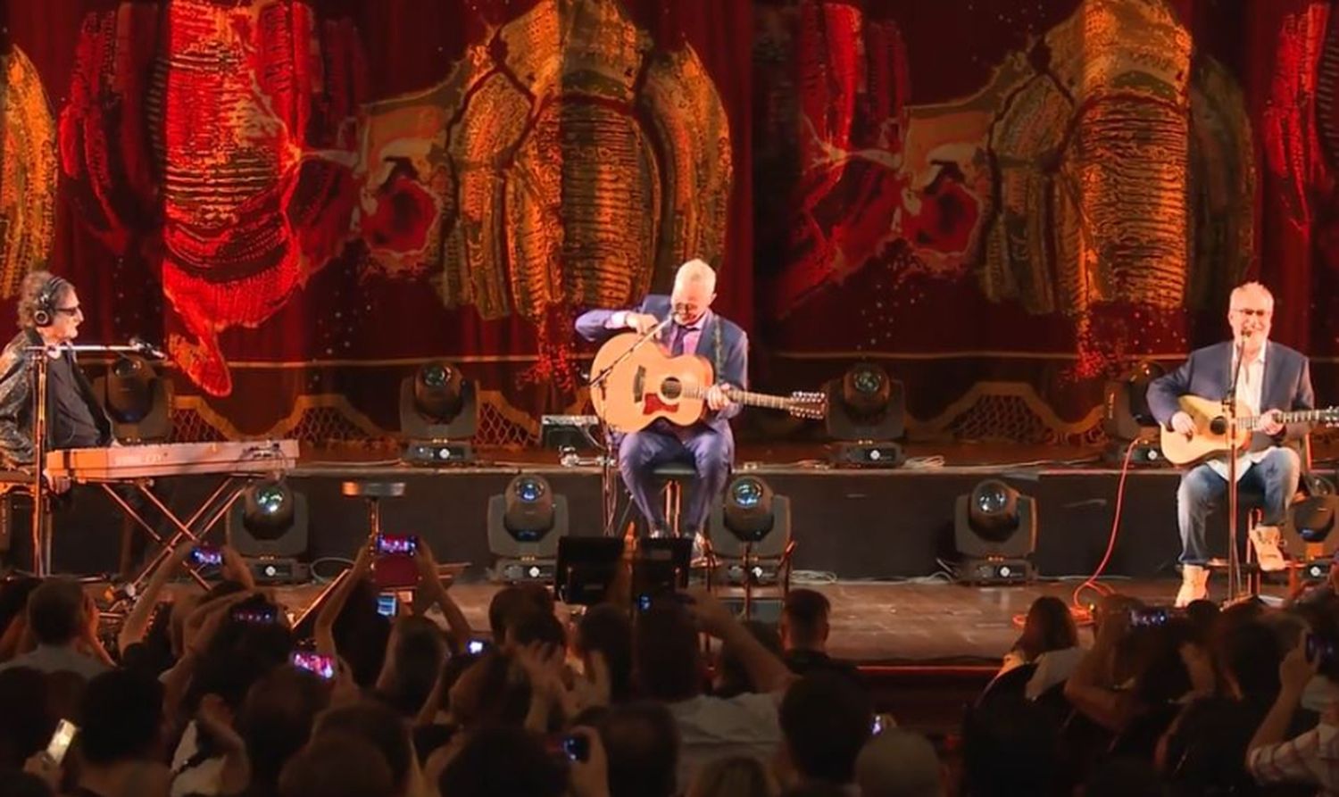 Histórico reencuentro de Serú Girán en el Teatro Colón