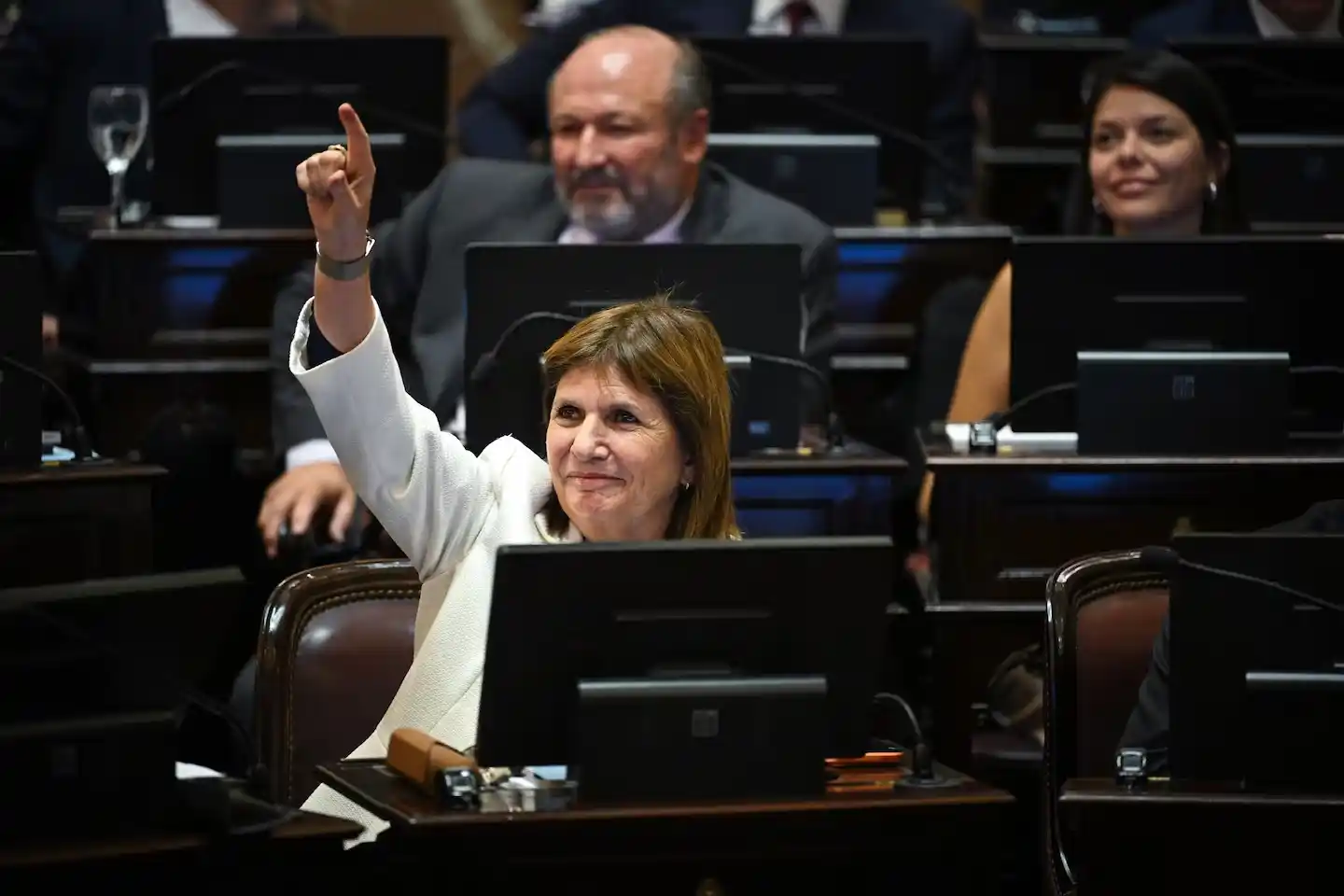 Patricia Bullrich, senadora nacional de La Libertad Avanza, fundamentará la sanción final de la Reforma Laboral y el Régimen Penal Juvenil. (Fotos: / Comunicación Senado)