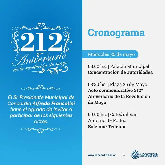 Función de Honor por la Revolución de Mayo