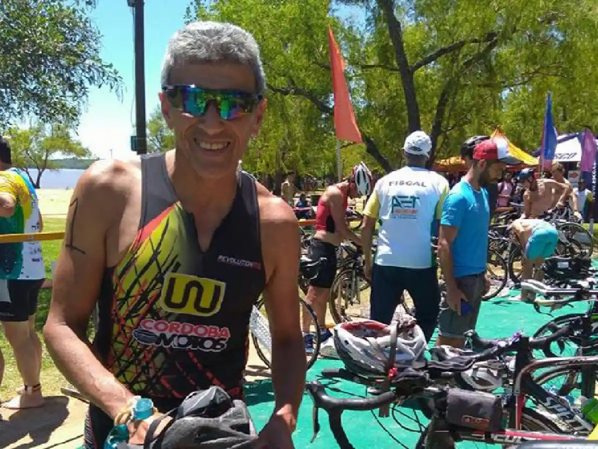 Ferreyra  corre el  Acuatlón  Coronda 