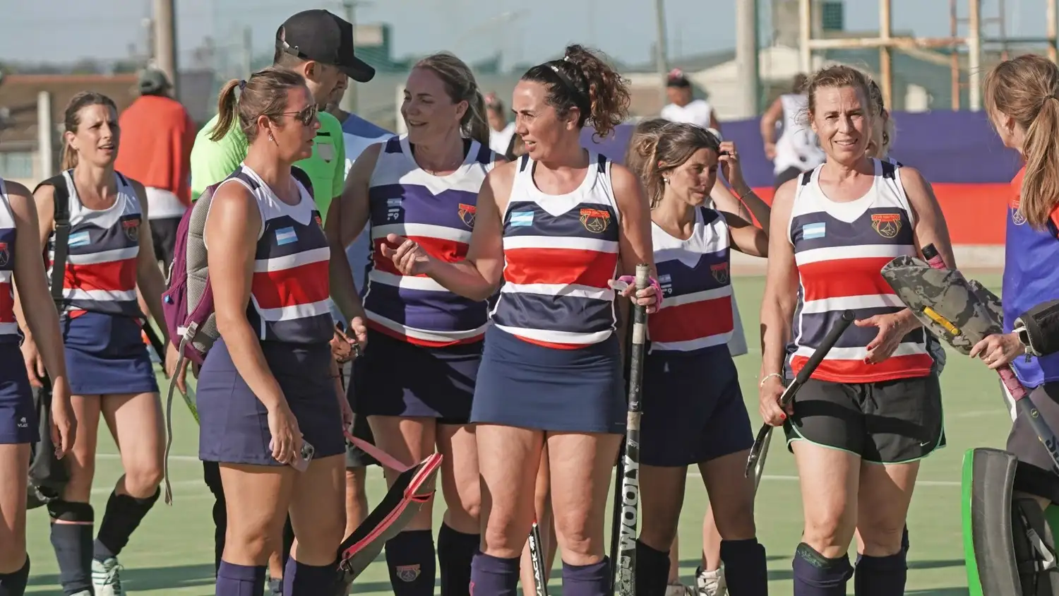 El equipo de mamis, en el Seven de la Costa