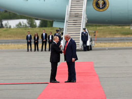 En una conferencia de prensa junto a Putin, Trump dijo que “tuvimos una reunión muy productiva” pero no hubo acuerdo