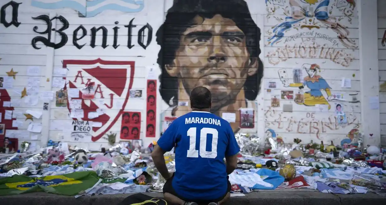 Diego Armando Maradona, murió por una descompensación cardíaca. Crédito: Xinhua.