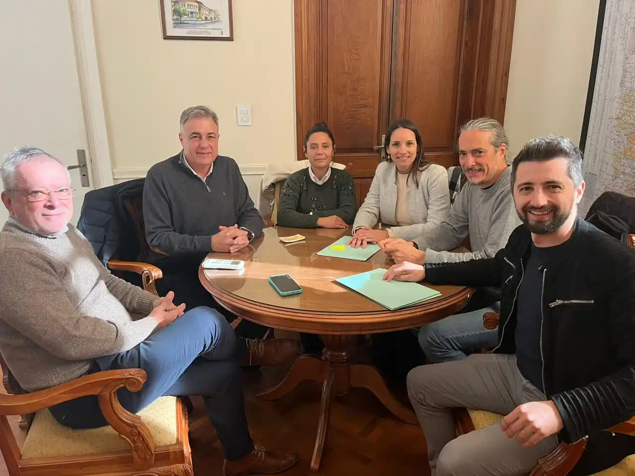 Los concejales del PJ gestionaron en Santa Fe por la construcción de la escuela del barrio Mora