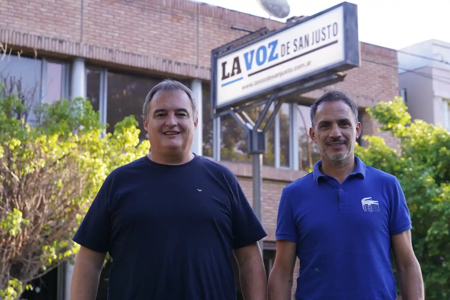 Marcelo Roatta y Manuel Peralta, candidatos de la oposición.