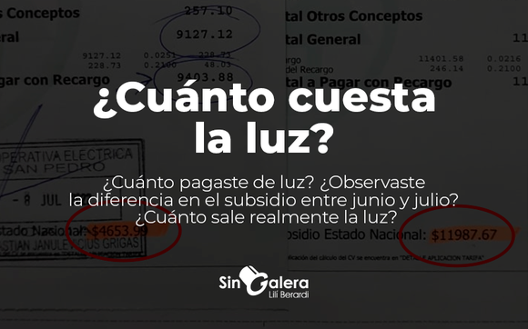 Sin Galera pregunta: ¿Cuánto te llegó de subsidio en la boleta de luz?