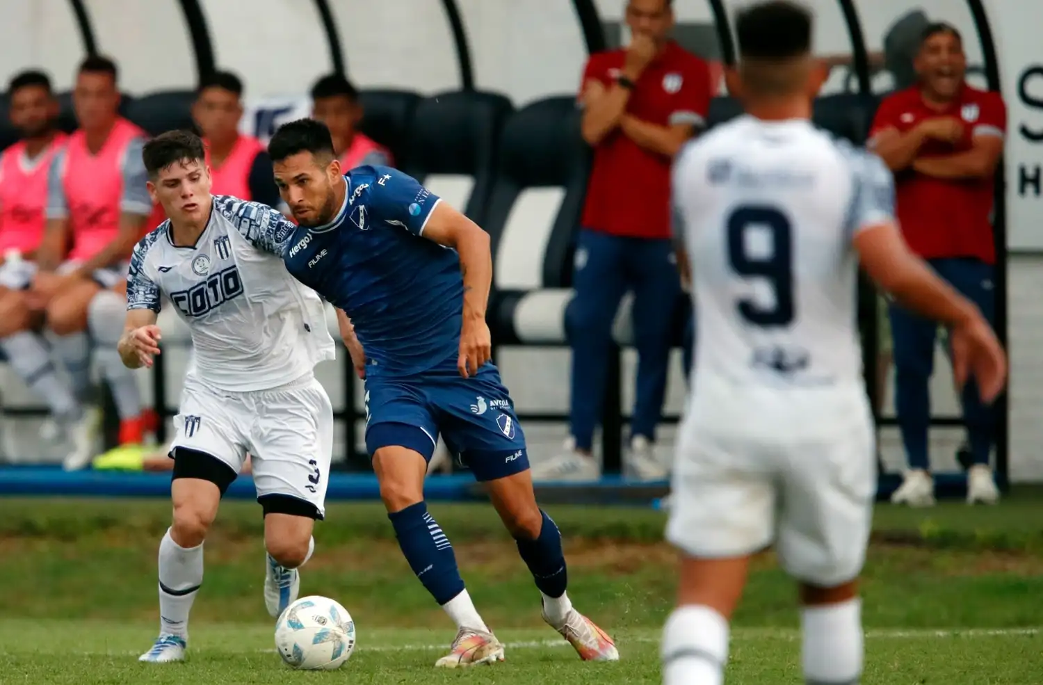 Guillermo Sánchez en el partido ante Tristán Suárez donde debió retirarse lesionado (Foto: Prensa Tristán Suárez)