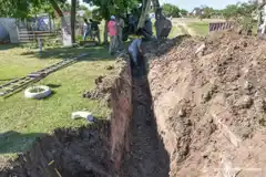 Obras Sanitarias: trabajos de conexión de cloacas