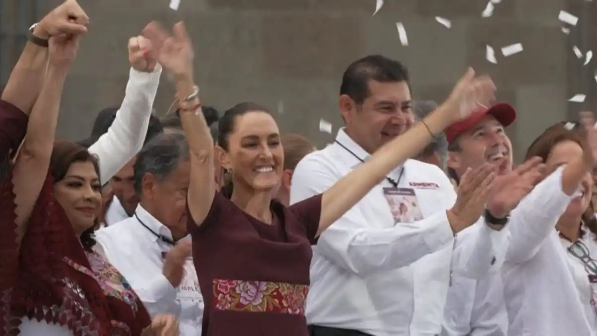 Claudia Sheinbaum se convierte en la primera presidenta electa en la historia de México