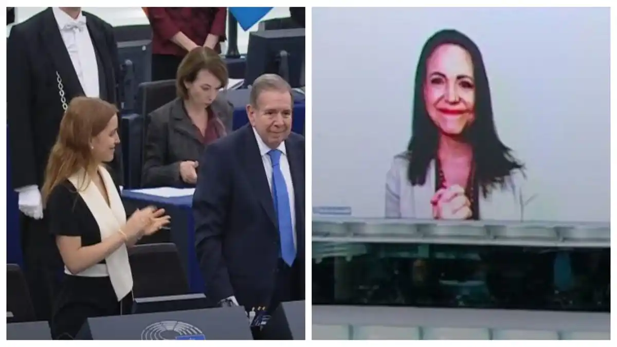 “El Parlamento Europeo está con el pueblo de Venezuela, con María Corina y Edmundo»: dirigentes reciben el Premio Sájarov (+Videos)