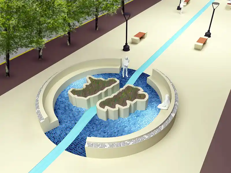 Avanza proyecto para licitar obra de plazoleta en honor a Malvinas