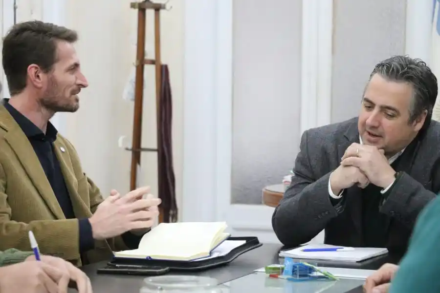 Reunión con el ministro de justicia y seguridad Pablo Cococcioni 