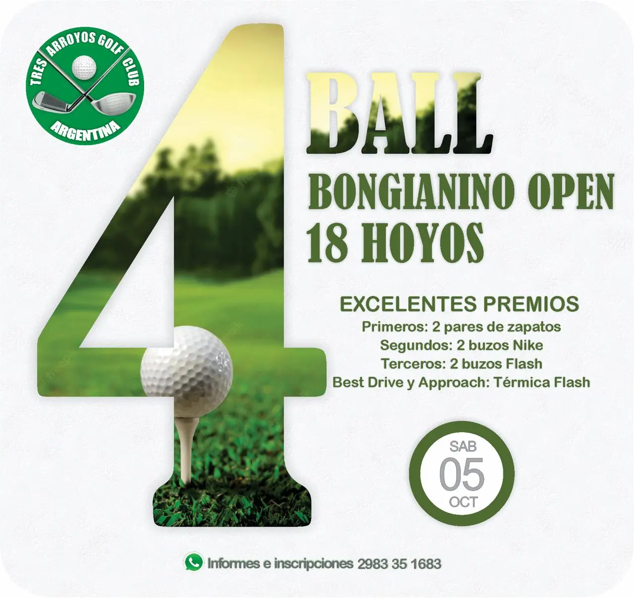 Resultados y próximos torneos de golf