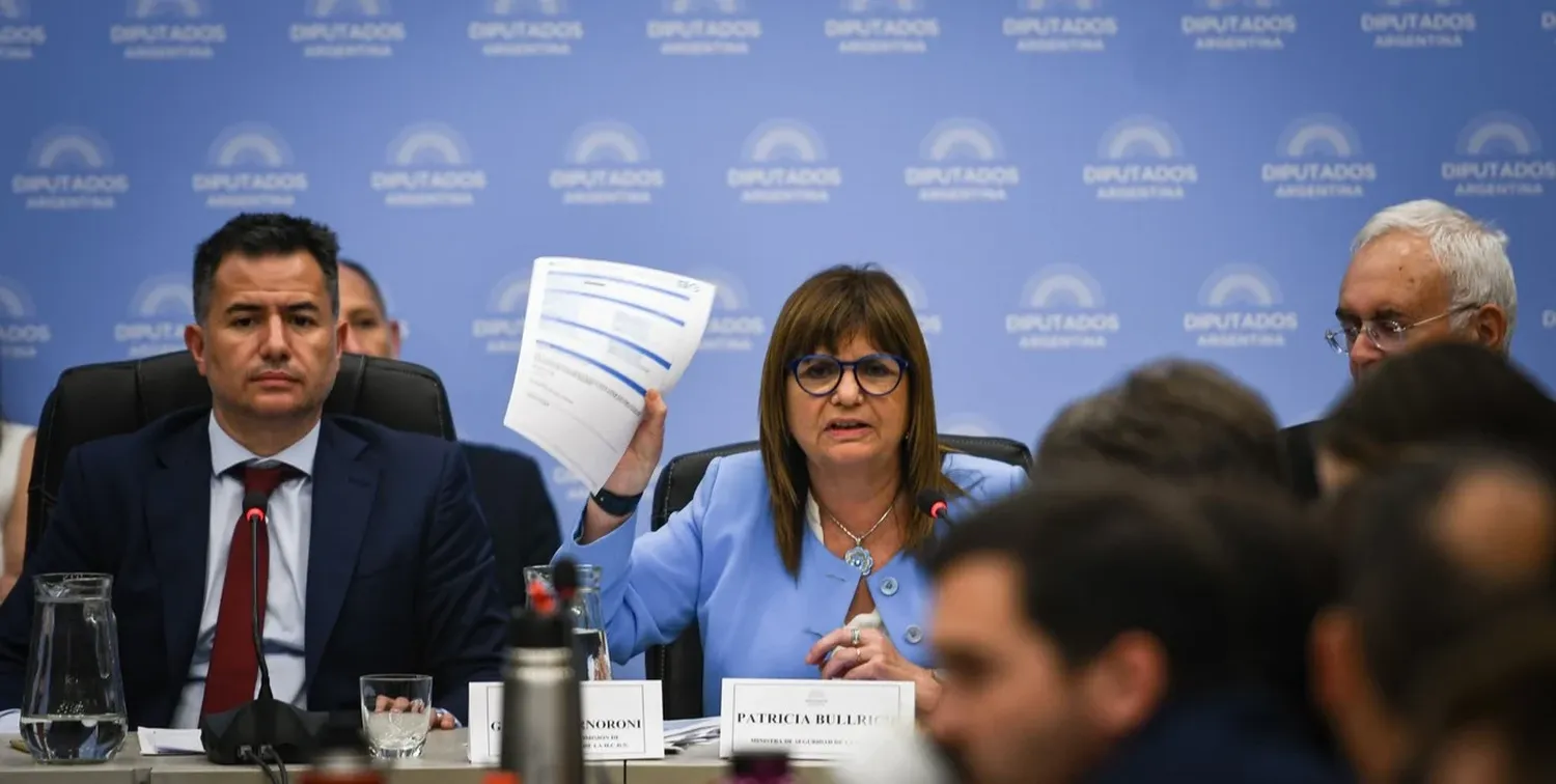 Patricia Bullrich, ministra de Seguridad de la Nación. Crédito: Florencia Downes