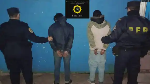 La Policía frustró el robo en una vivienda y detuvo a dos hombres