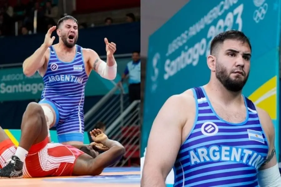 Panamericano 2023: un argentino se quedó con la medalla de bronce en lucha