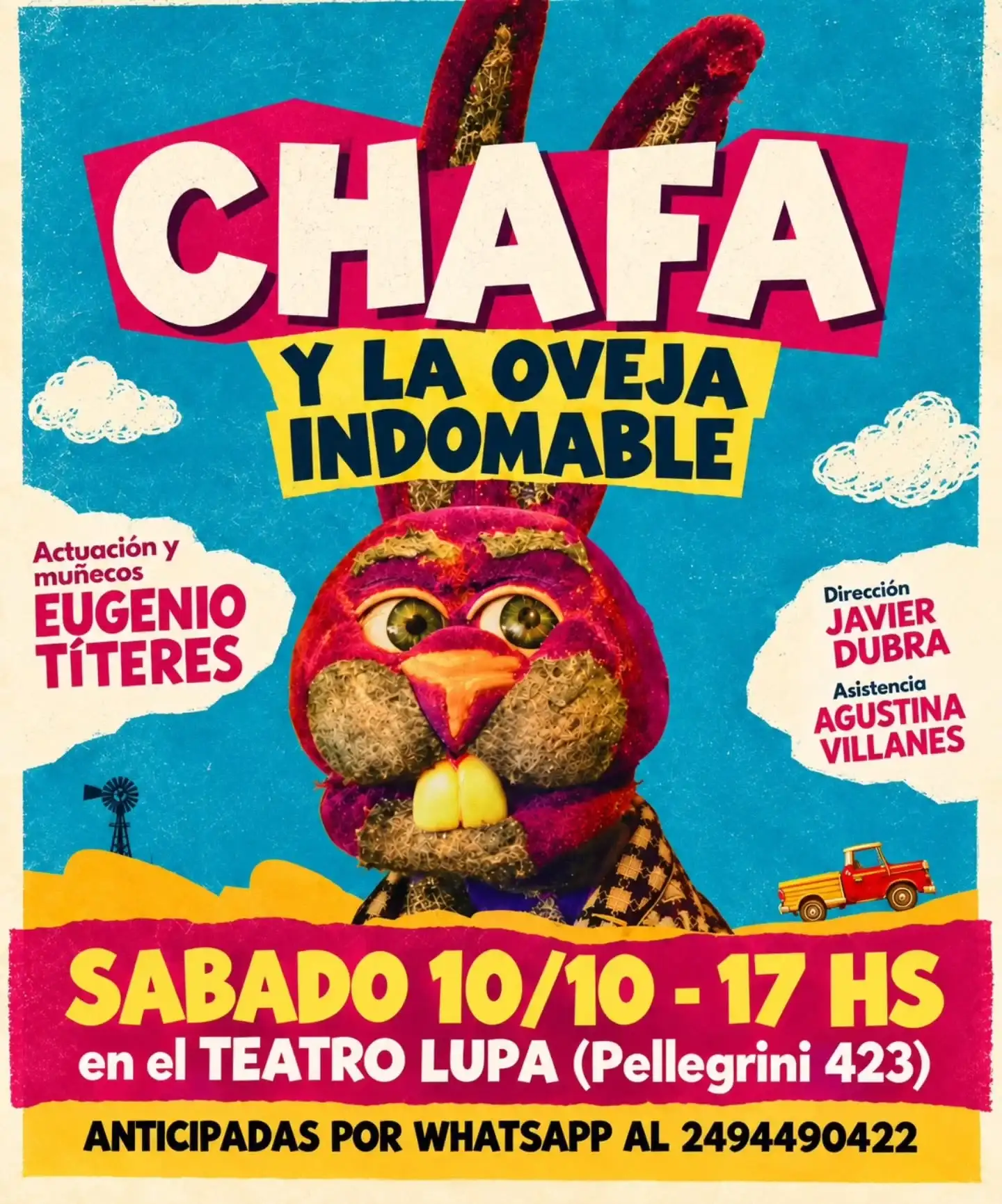 Obra "Chafa y la oveja indomable”