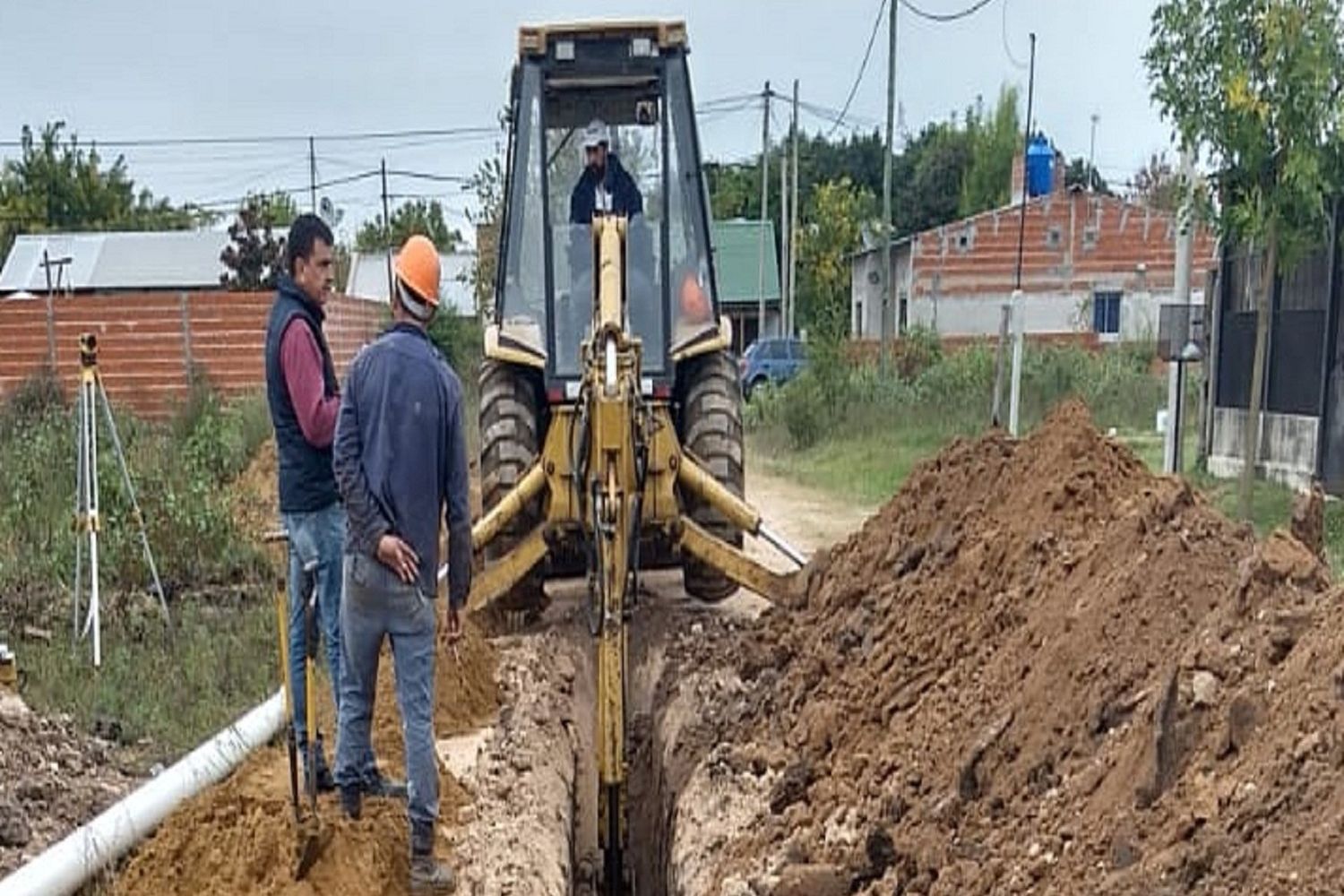 Finalizó la ampliación de la red cloacal del colector oeste